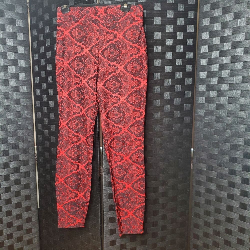 NY&Co Paisley Ankle Pants SZ Small